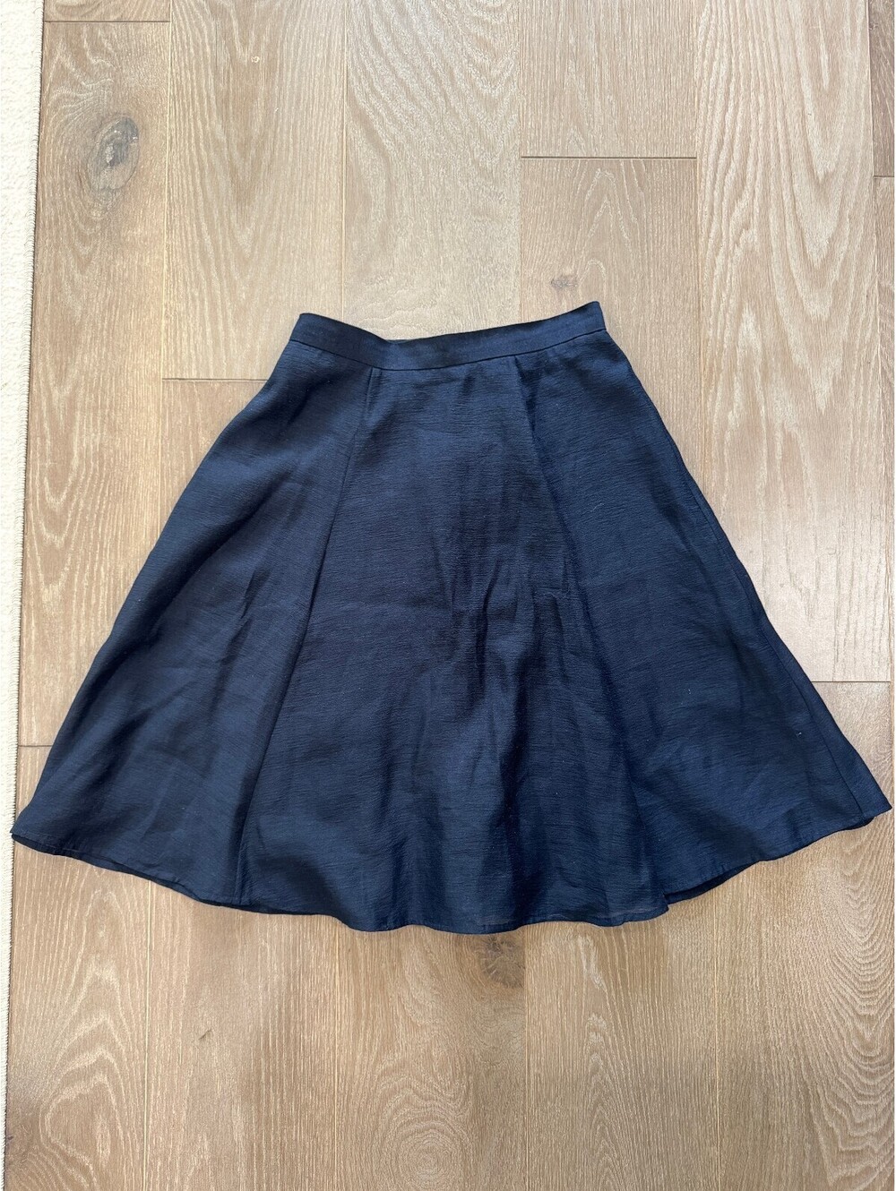 Club Monaco Navy skirt with sheer layer